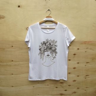 Tricou imprimat ,,Floral thoughts”